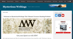 Desktop Screenshot of mysteriouswritings.com
